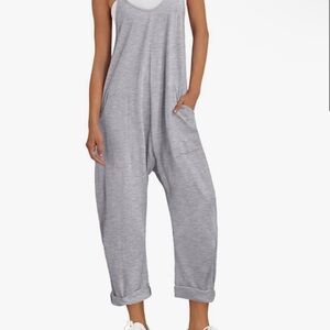 Sincerly Jules Gray Women's loose Jumpsuit
